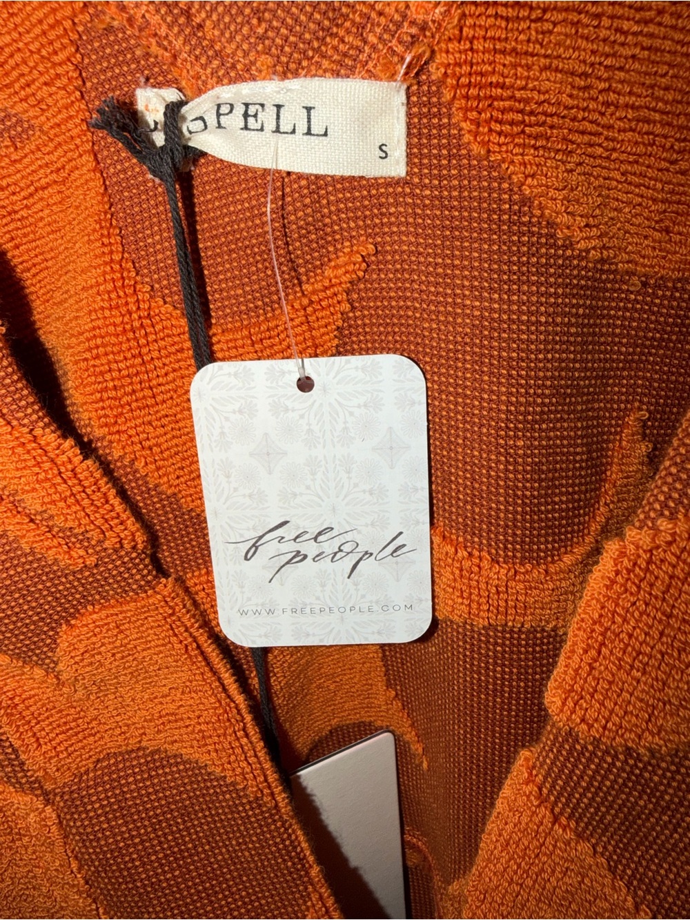 Spell at Free People Pomelia Terry Floral & Citrus Cover-Up with Cream Fringe - Picture 2 of 6